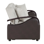 8429BE-2* (2)Love Seat with Pull-out Bed and Click Motion Back - 8429BE-2*