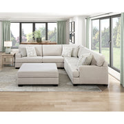 8435BE*42L2R (4)4-Piece Sectional with Ottoman - 8435BE*42L2R