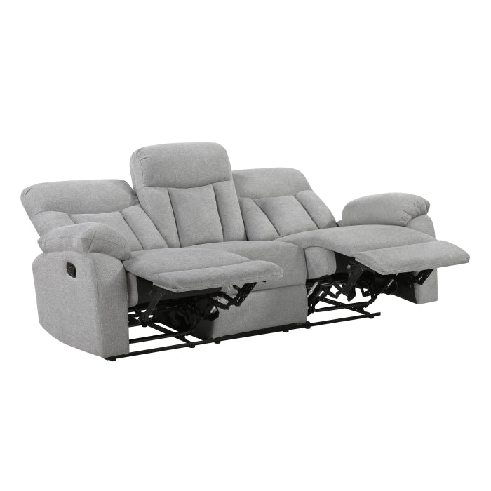 8440GRY*2 2pc Set: Sofa, Love - 8440GRY*2