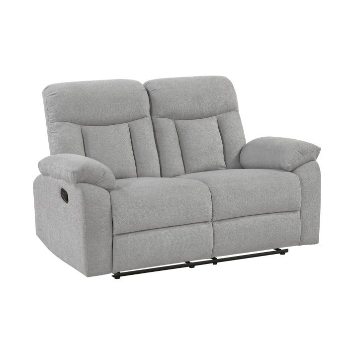 8440GRY-2 Double Reclining Love Seat - 8440GRY-2