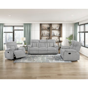 8440GRY-3 Double Reclining Sofa - 8440GRY-3