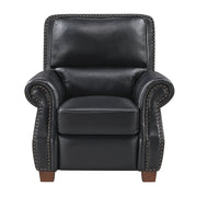 8448BLK-1PB Push Back Reclining Chair - 8448BLK-1PB