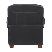 8448BLK-1PB Push Back Reclining Chair - 8448BLK-1PB