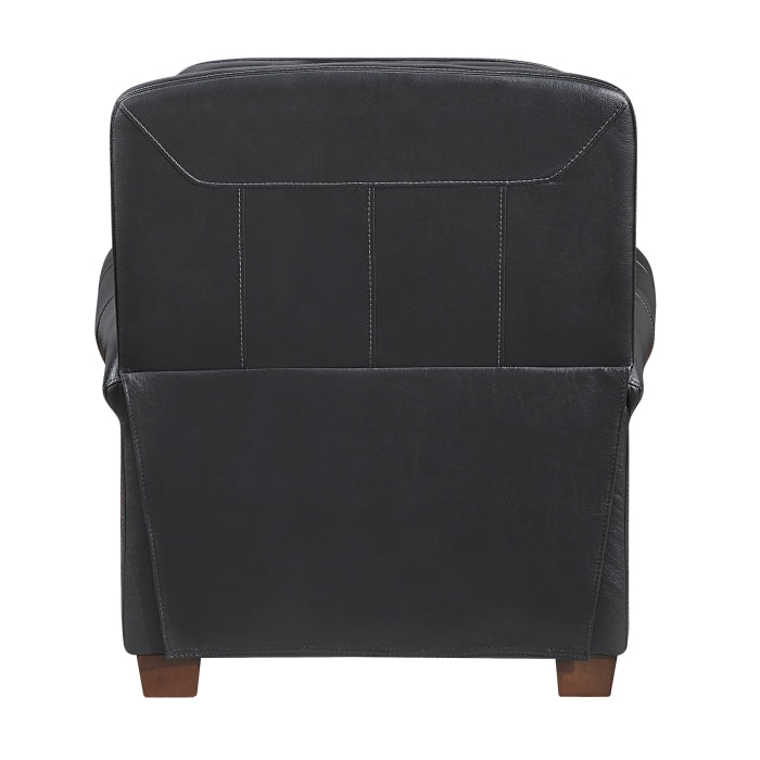 8448BLK-1PB Push Back Reclining Chair - 8448BLK-1PB