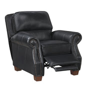 8448BLK-1PB Push Back Reclining Chair - 8448BLK-1PB