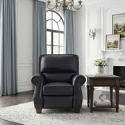 8448BLK-1PB Push Back Reclining Chair - 8448BLK-1PB