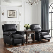 8448BLK-1PB Push Back Reclining Chair - 8448BLK-1PB