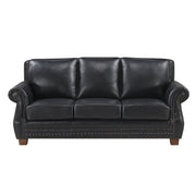 8448BLK*2 2pc Set: Sofa, Love - 8448BLK*2