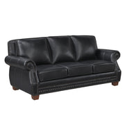 8448BLK*2 2pc Set: Sofa, Love - 8448BLK*2
