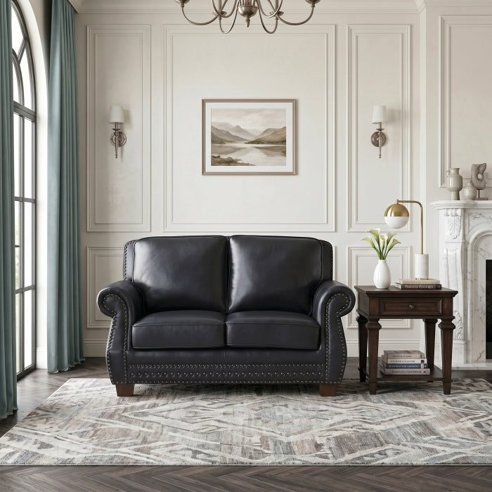 8448BLK-2 Love Seat - 8448BLK-2