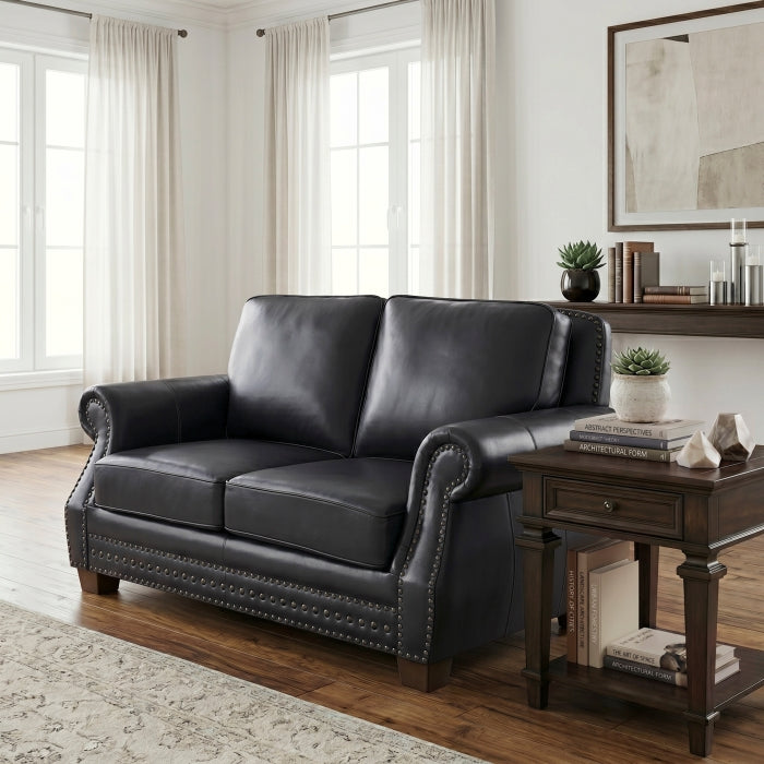 8448BLK-2 Love Seat - 8448BLK-2