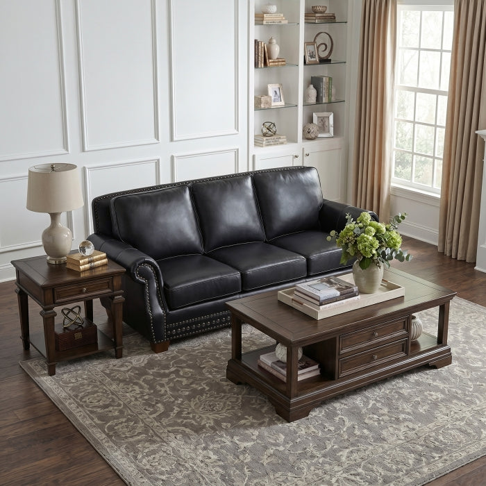 8448BLK-3 Sofa - 8448BLK-3