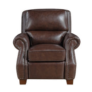 8448BRW-1PB Push Back Reclining Chair - 8448BRW-1PB