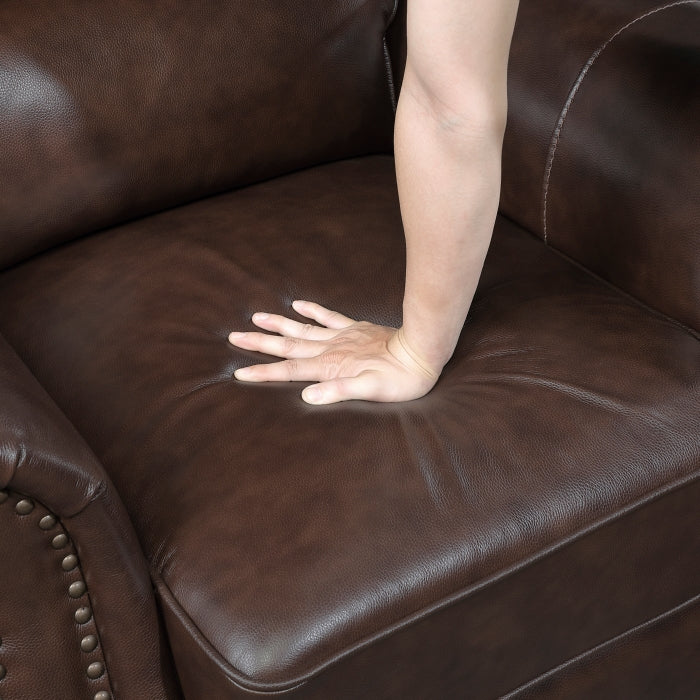 8448BRW-1PB Push Back Reclining Chair - 8448BRW-1PB