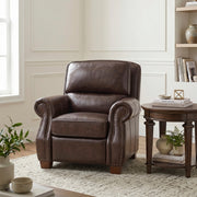 8448BRW-1PB Push Back Reclining Chair - 8448BRW-1PB