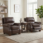 8448BRW-1PB Push Back Reclining Chair - 8448BRW-1PB