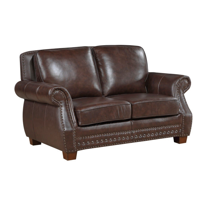 8448BRW-2 Love Seat - 8448BRW-2