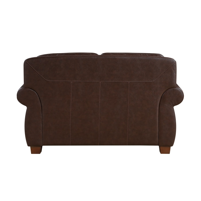 8448BRW-2 Love Seat - 8448BRW-2