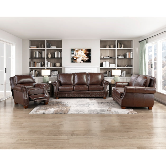 8448BRW-2 Love Seat - 8448BRW-2
