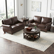8448BRW-2 Love Seat - 8448BRW-2