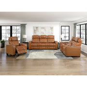 8449BR-1PWHM Power Reclining Chair with Power Headrest, Storage Arms with Cup Holders, Air Massage and Heat, LED Lighting and Charging Ports - 8449BR-1PWHM