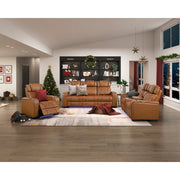 8449BR-1PWHM Power Reclining Chair with Power Headrest, Storage Arms with Cup Holders, Air Massage and Heat, LED Lighting and Charging Ports - 8449BR-1PWHM