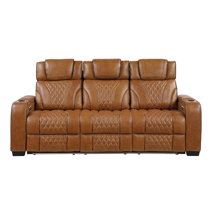 8449BR*2PWHM 2pc Set: Sofa, Love (Power) - 8449BR*2PWHM