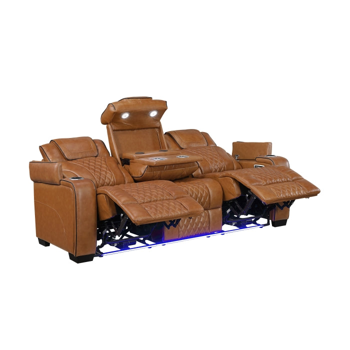 8449BR*2PWHM 2pc Set: Sofa, Love (Power) - 8449BR*2PWHM