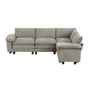 8450PWT*43ACCR (5)4-Piece Modular Sectional - 8450PWT*43ACCR