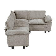 8450PWT*43ACCR (5)4-Piece Modular Sectional - 8450PWT*43ACCR