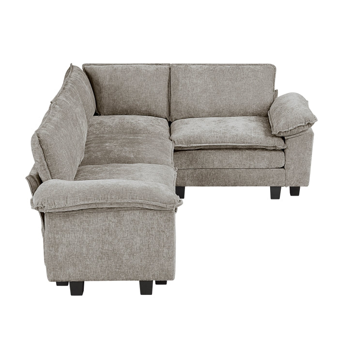 8450PWT*43ACCR (5)4-Piece Modular Sectional - 8450PWT*43ACCR