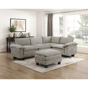 8450PWT*53ACCR (6)5-Piece Modular Sectional with Ottoman - 8450PWT*53ACCR