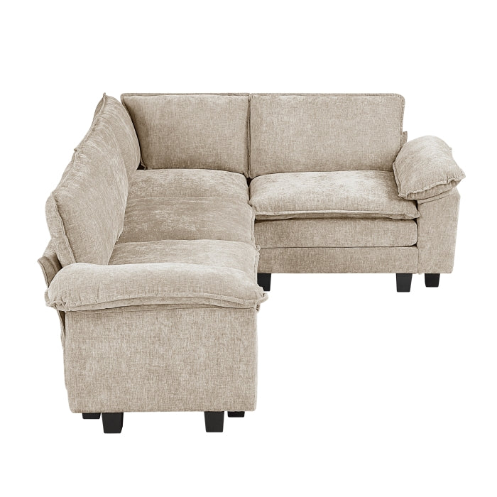 8450TPE*43ACCR (5)4-Piece Modular Sectional - 8450TPE*43ACCR