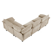 8450TPE*43ACCR (5)4-Piece Modular Sectional - 8450TPE*43ACCR