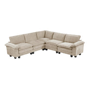 8450TPE*54ACCR (6)5-Piece Modular Sectional - 8450TPE*54ACCR