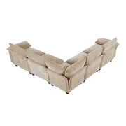 8450TPE*54ACCR (6)5-Piece Modular Sectional - 8450TPE*54ACCR