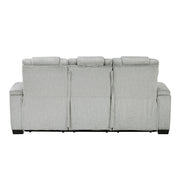 8455GRY*2 2pc Set: Sofa, Love - 8455GRY*2