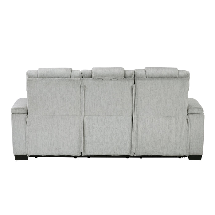 8455GRY*2 2pc Set: Sofa, Love - 8455GRY*2