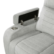 8455GRY*2 2pc Set: Sofa, Love - 8455GRY*2