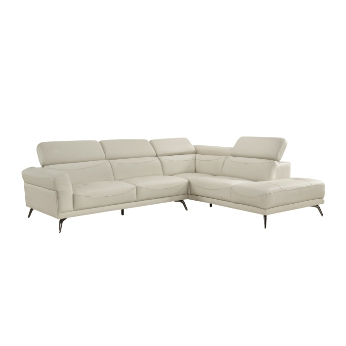 8456BEG*22LRC 2-Piece Sectional with Right Side Chaise - 8456BEG*22LRC