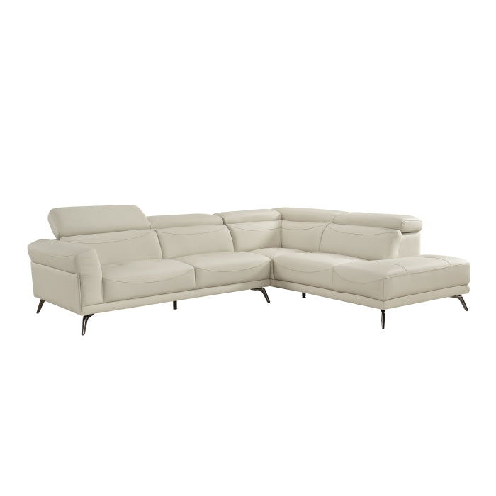 8456BEG*22LRC 2-Piece Sectional with Right Side Chaise - 8456BEG*22LRC