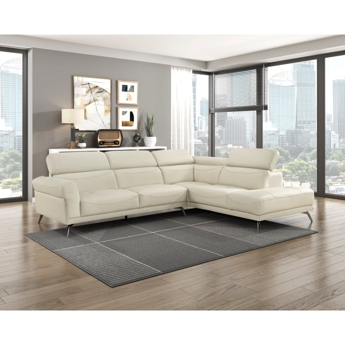 8456BEG*22LRC 2-Piece Sectional with Right Side Chaise - 8456BEG*22LRC