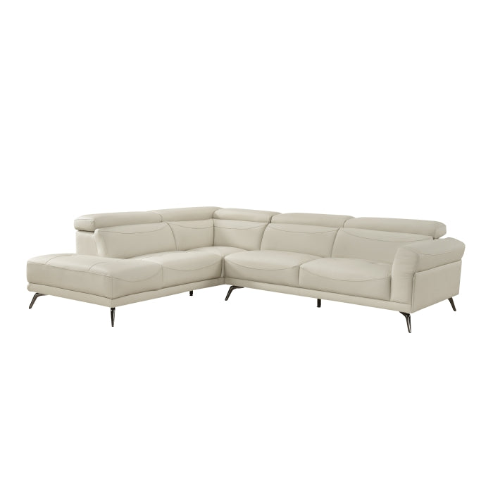 8456BEG*2LC2R 2-Piece Sectional with Left Side Chaise - 8456BEG*2LC2R