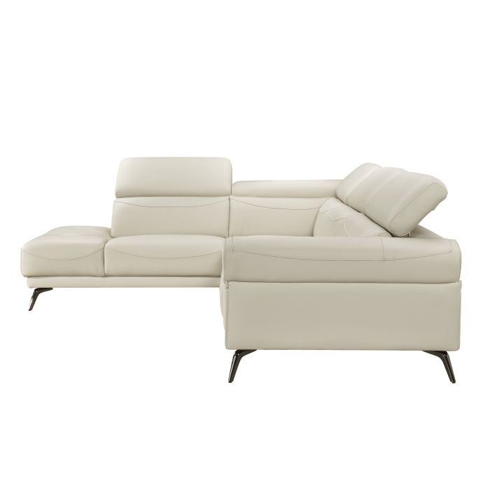 8456BEG*2LC2R 2-Piece Sectional with Left Side Chaise - 8456BEG*2LC2R