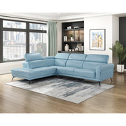 8456BUE*2LC2R (2)2-Piece Sectional with Left Side Chaise - 8456BUE*2LC2R