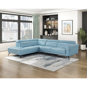 8456BUE*2LC2R (2)2-Piece Sectional with Left Side Chaise - 8456BUE*2LC2R