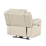8457BEG-1PW Power Reclining Chair with LED and Charging Ports - 8457BEG-1PW