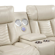8457BEG*2PW 2pc Set: Sofa, Love (Power) - 8457BEG*2PW