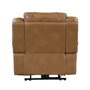8457BRW-1PW Power Reclining Chair with LED and Charging Ports - 8457BRW-1PW