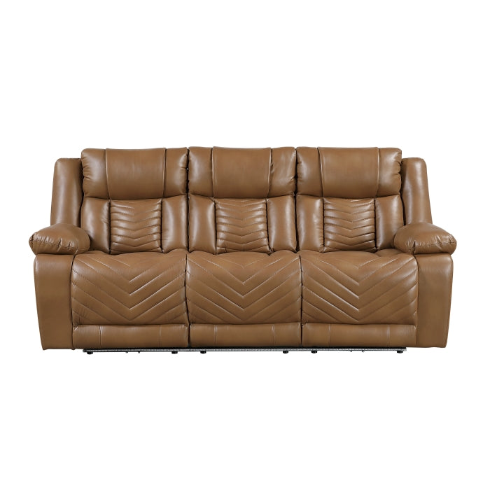 8457BRW*2PW 2pc Set: Sofa, Love (Power) - 8457BRW*2PW